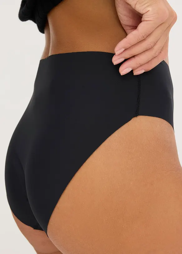 Culotte a vita alta che non segnano in microfibra (pacco da 4), bonprix