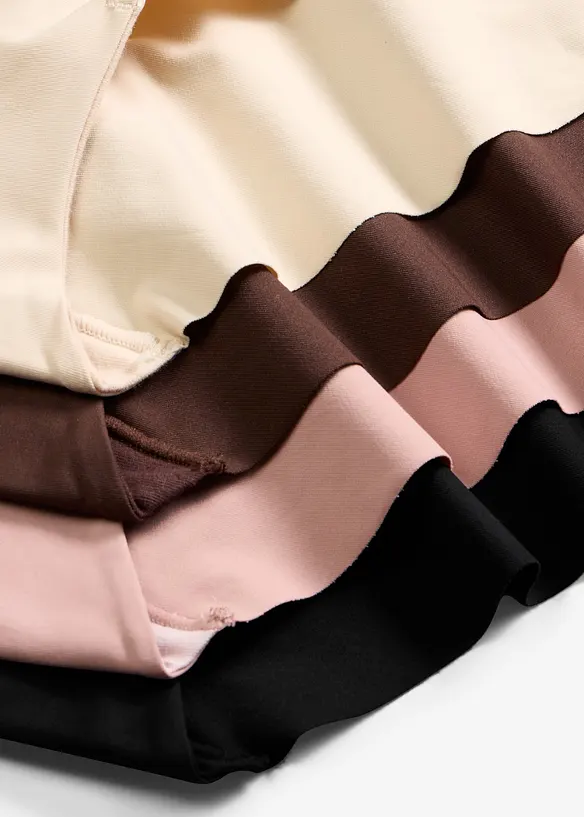 Culotte a vita alta che non segnano in microfibra (pacco da 4), bonprix