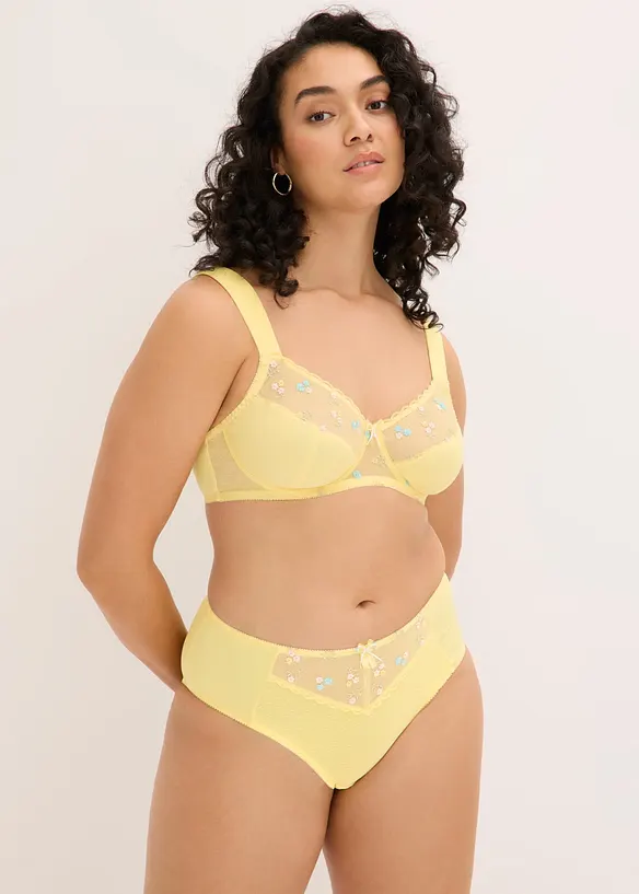 Slip alto con ricami delicati, bonprix