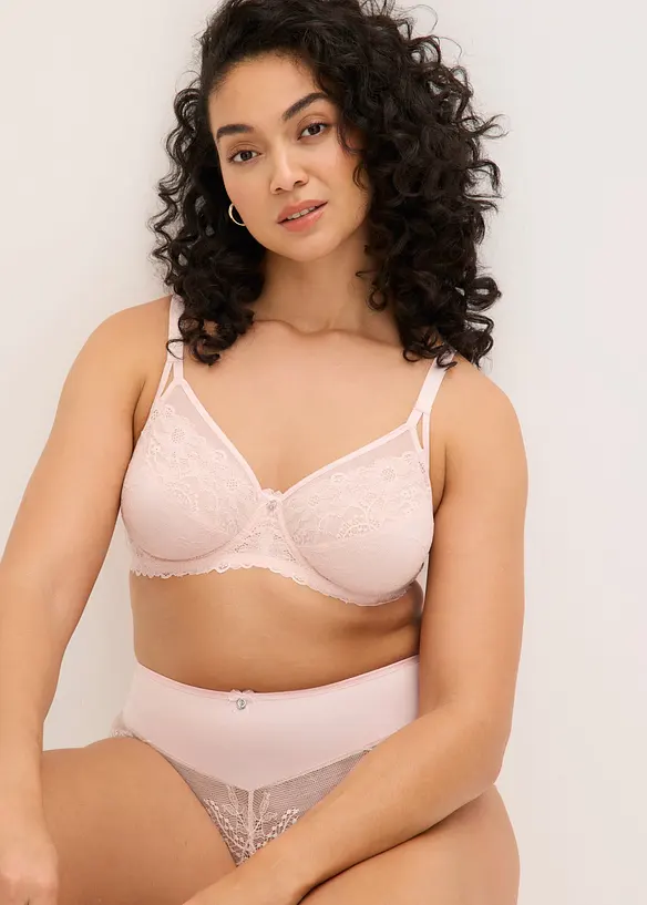 Reggiseno minimizer con pizzo delicato, bonprix