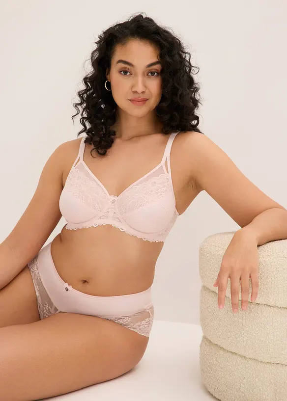 Reggiseno minimizer con pizzo delicato, bonprix