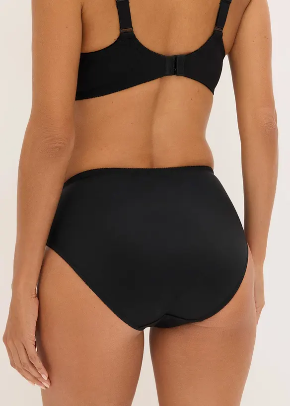Slip alto con pizzo floreale (pacco da 2), bonprix