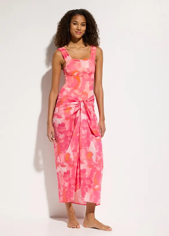 Costume intero a fascia con spalline larghe, bonprix