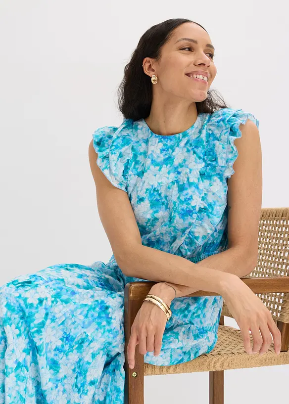 Abito lungo in puro cotone, bonprix