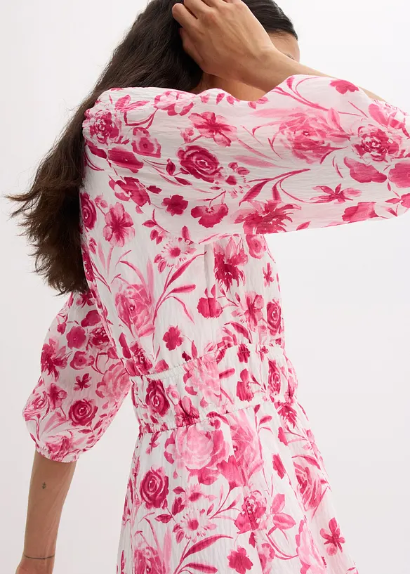 Abito midi in misto viscosa, bonprix