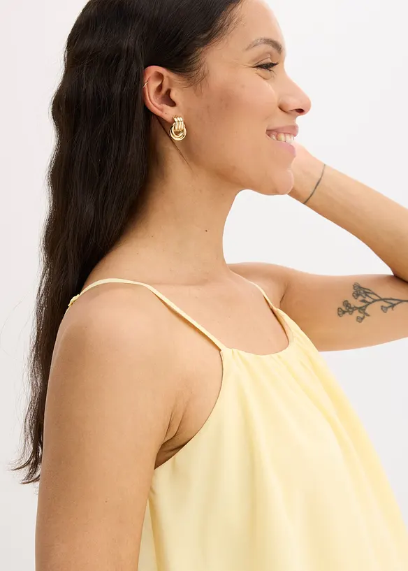 Abito asimmetrico in chiffon, bonprix