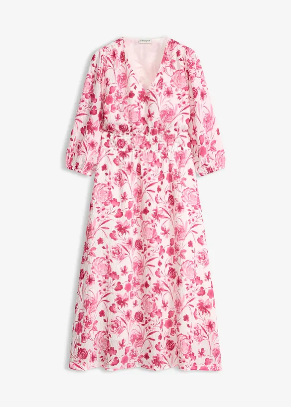 Abito midi in misto viscosa, bonprix