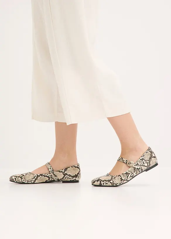 Pantaloni culotte in misto lino fresco con pieghe, bonprix