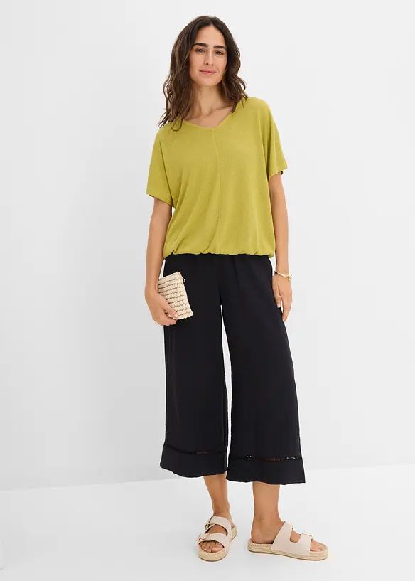 T-shirt effetto maglia, bonprix