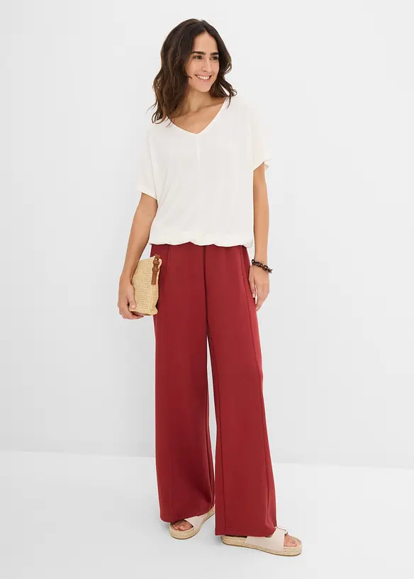 T-shirt effetto maglia, bonprix