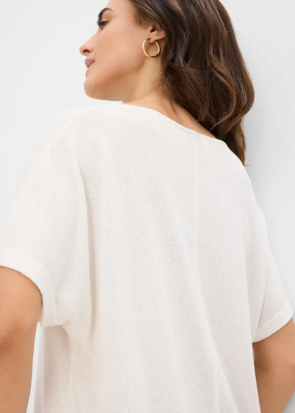 T-shirt effetto maglia, bonprix