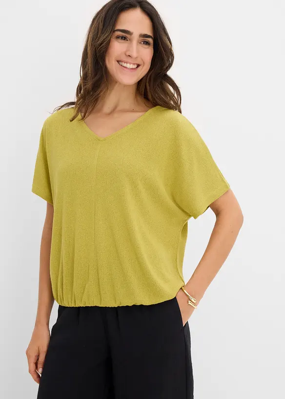 T-shirt effetto maglia, bonprix