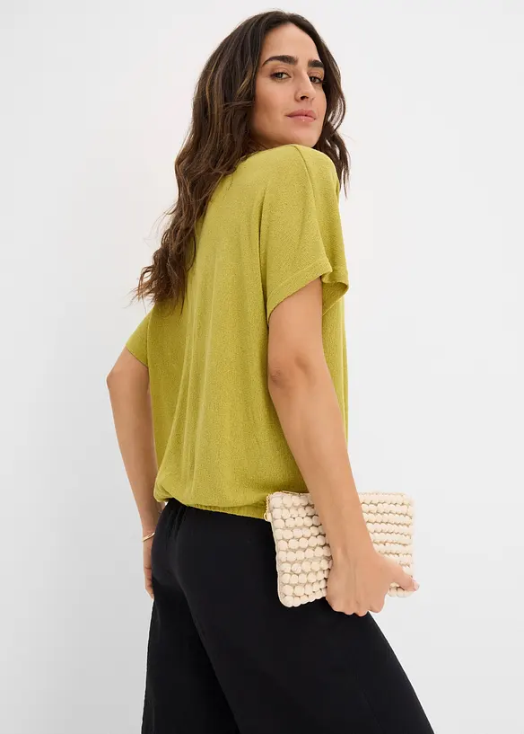 T-shirt effetto maglia, bonprix