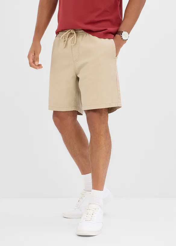 Shorts relaxed fit con elastico in vita, bonprix