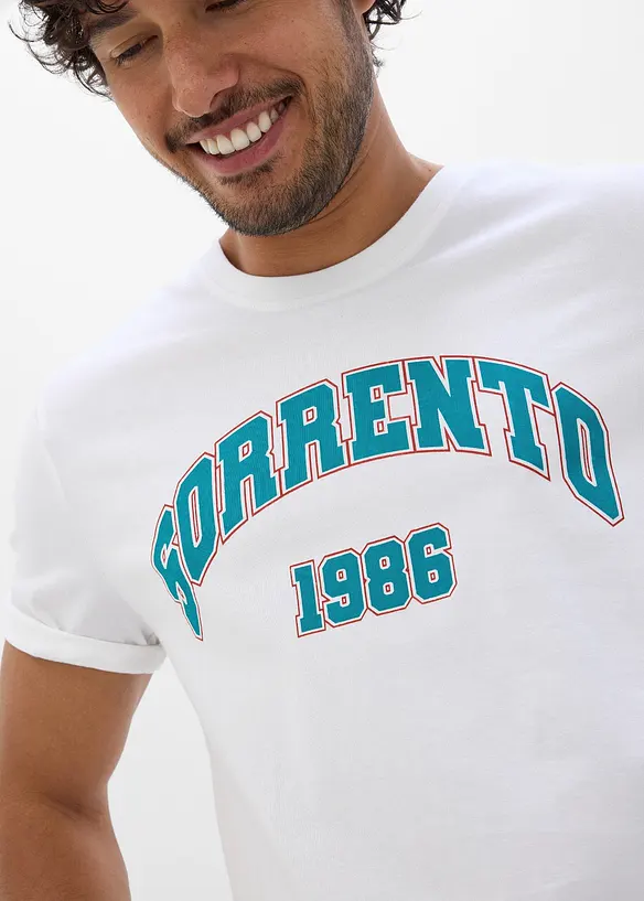T-shirt in puro cotone, bonprix