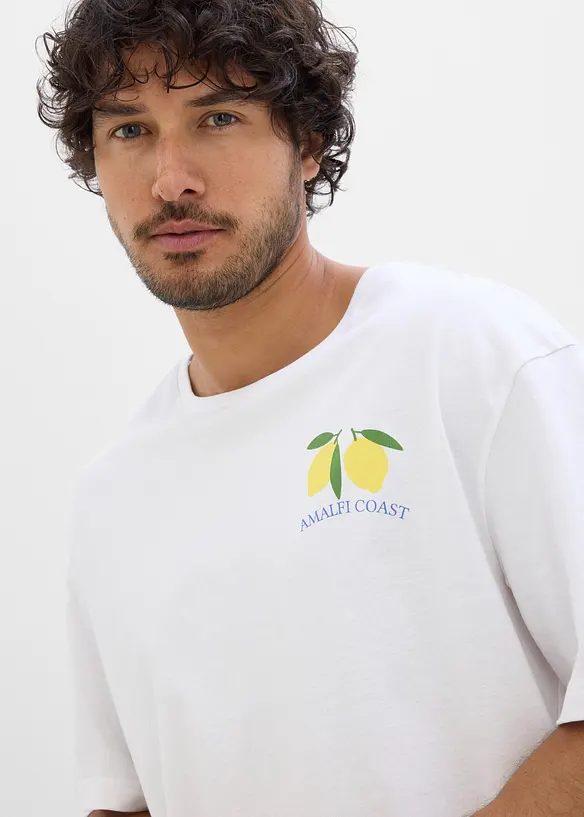 T-shirt in puro cotone biologico, loose fit, bonprix