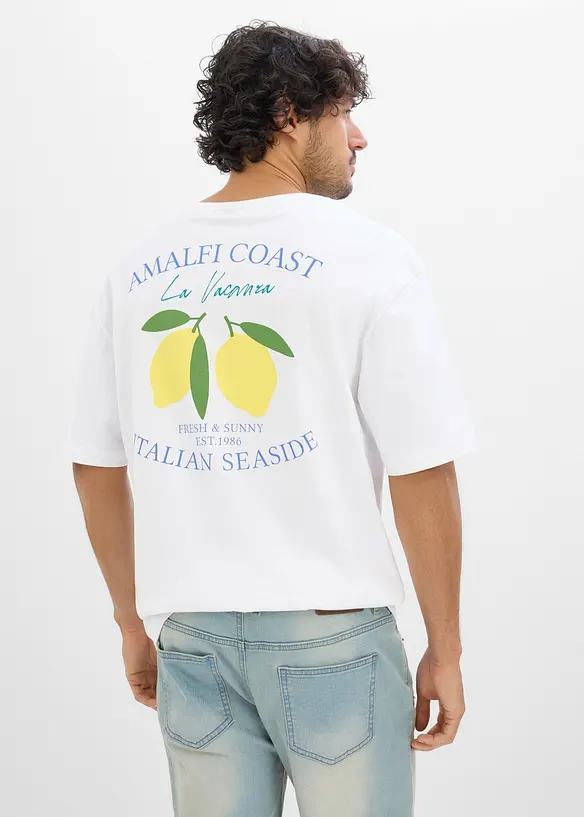 T-shirt in puro cotone biologico, loose fit, bonprix