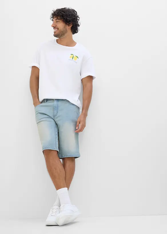 T-shirt in puro cotone biologico, loose fit, bonprix