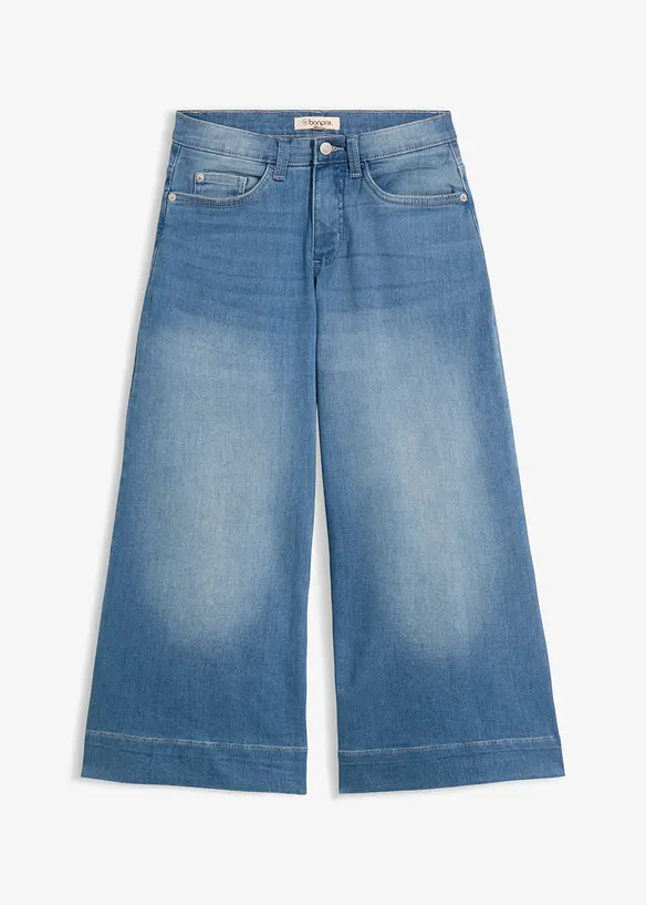 Jeans culotte ultra morbidi, bonprix