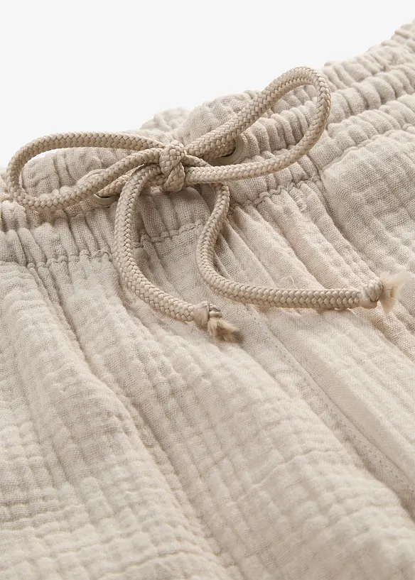 Pantaloni a palazzo in mussola leggera, bonprix