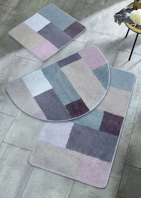 Tappeto da bagno in lavorazione tufting dai colori pastello, bonprix