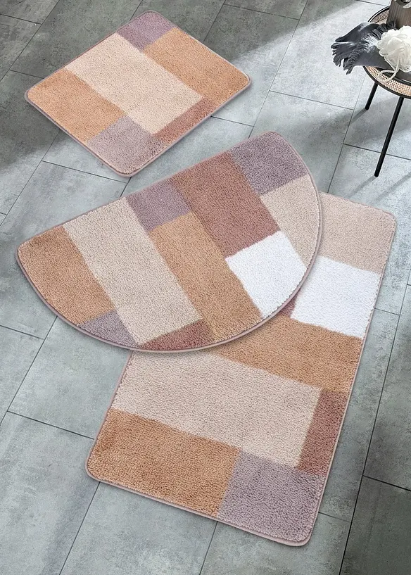 Tappeto da bagno in lavorazione tufting dai colori pastello, bonprix