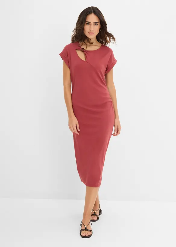 Abito in jersey punto di Roma, bonprix