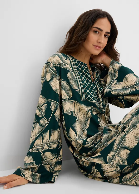 Abito tunica in misto viscosa fluido, bonprix