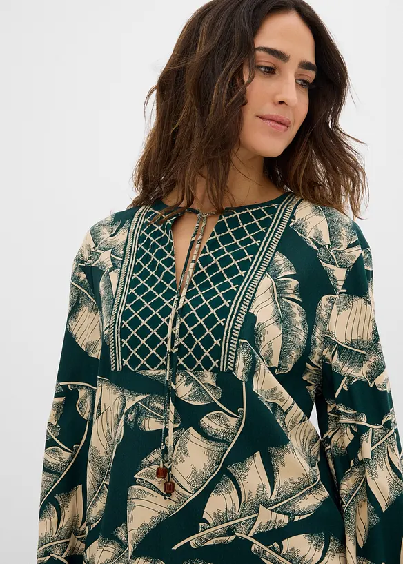 Abito tunica in misto viscosa fluido, bonprix