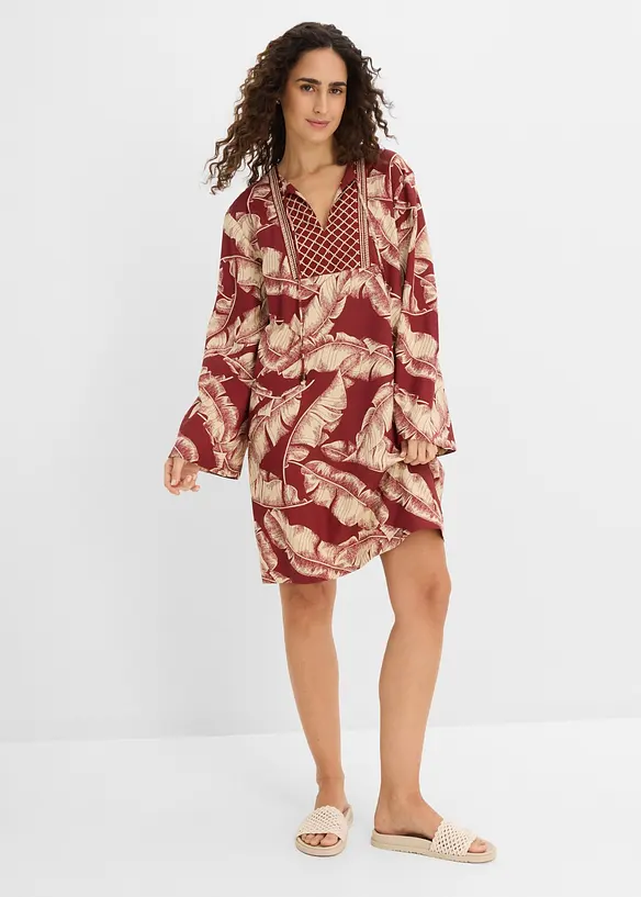 Abito tunica in misto viscosa fluido, bonprix