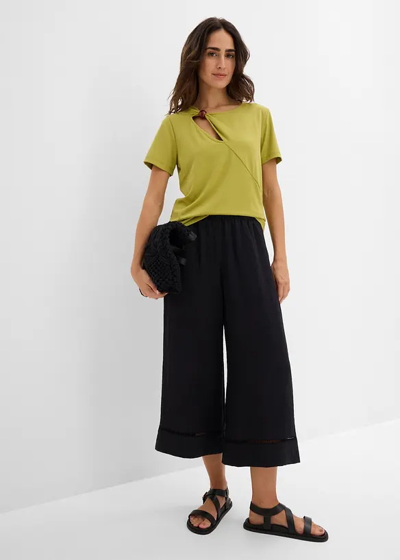 T-shirt in misto viscosa fluido, bonprix