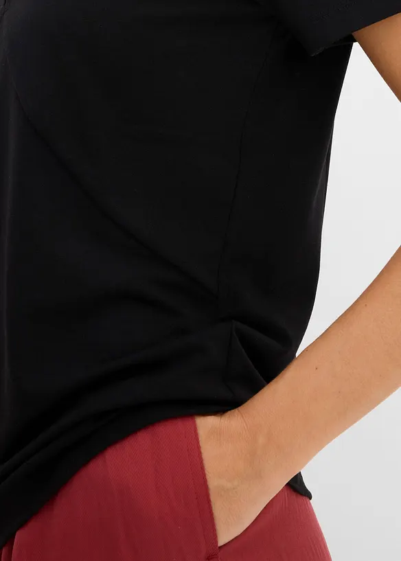 T-shirt in misto viscosa fluido, bonprix