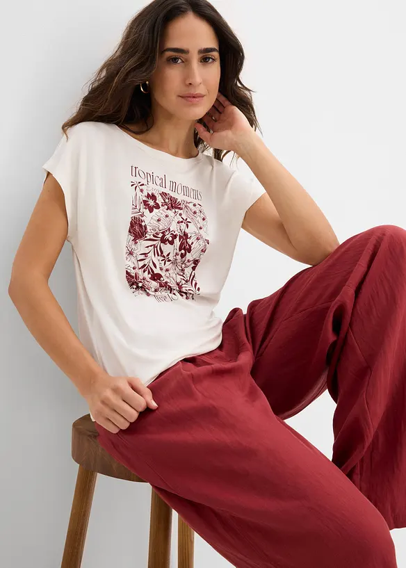 Maglia in misto viscosa, bonprix