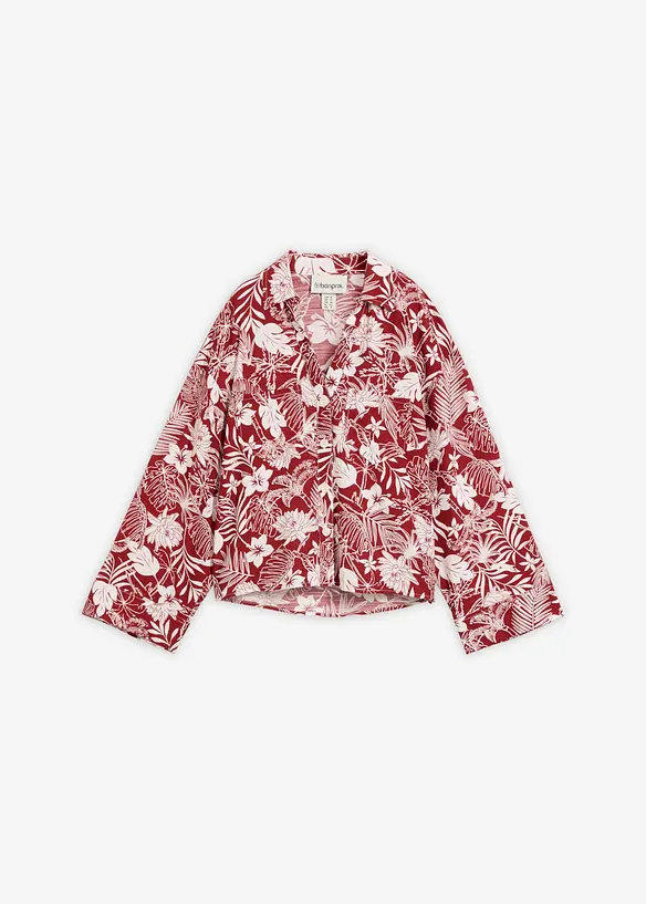 Blusa in stile resort in misto viscosa, bonprix