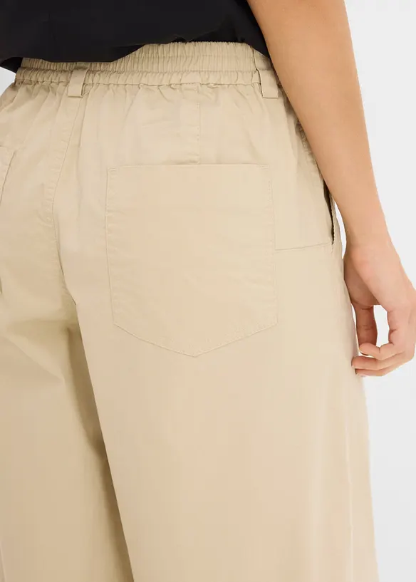 Pantaloni barrel in misto cotone, bonprix