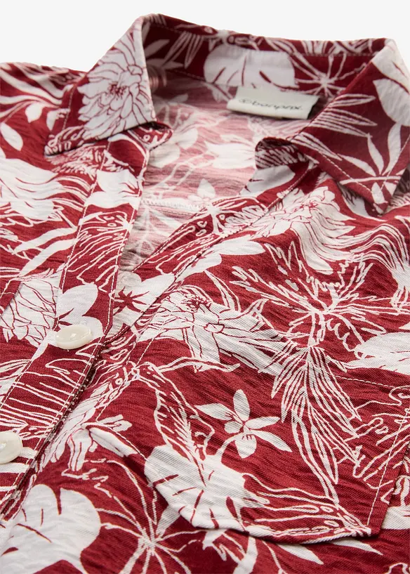 Blusa in stile resort in misto viscosa, bonprix