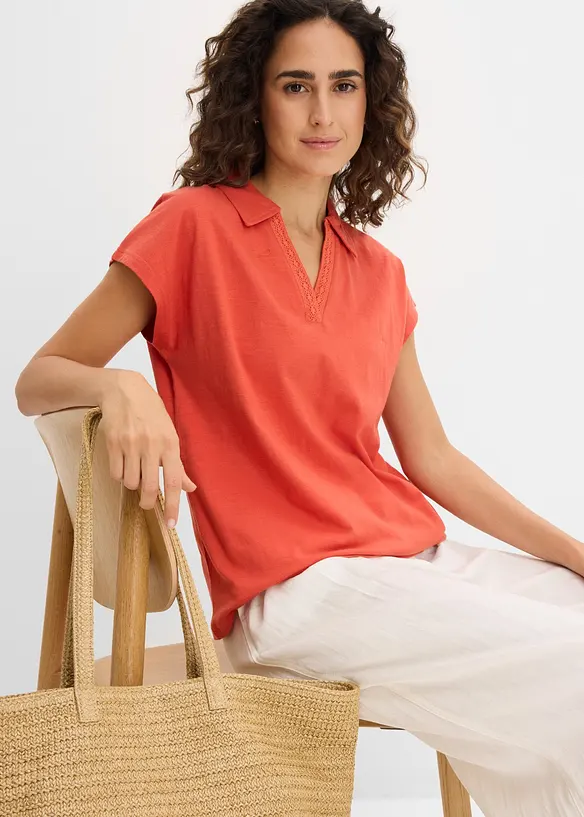 Polo in puro cotone biologico, bonprix