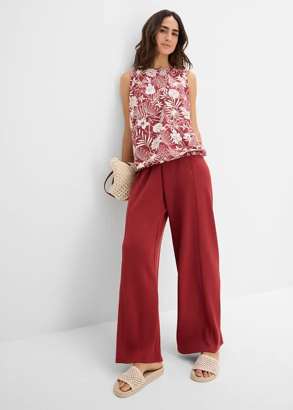 Top in jersey di misto viscosa, bonprix