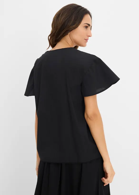 Blusa con ricamo, bonprix