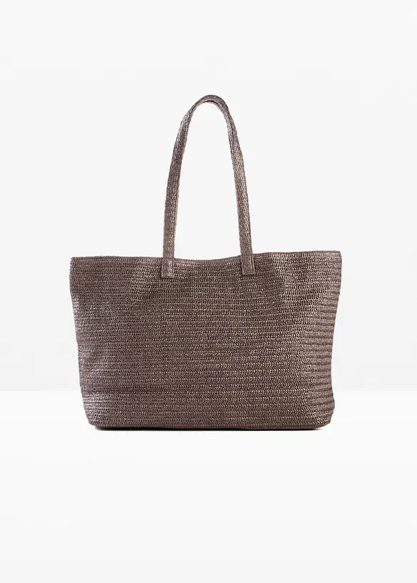 Borsa shopper effetto paglia, bonprix