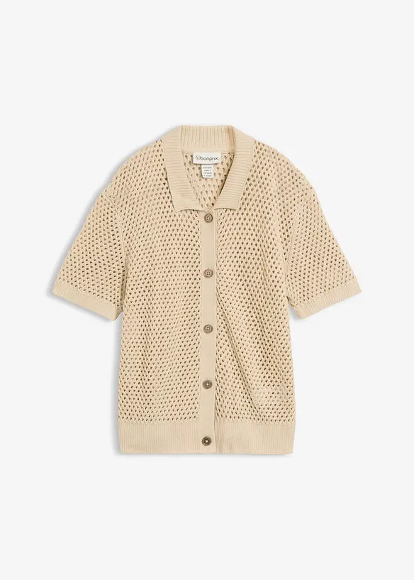 Cardigan traforato, bonprix