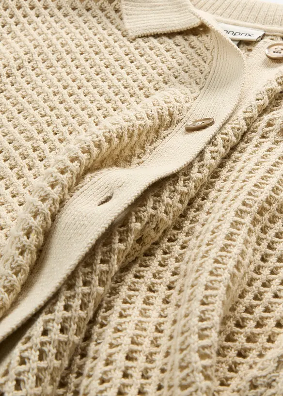 Cardigan traforato, bonprix