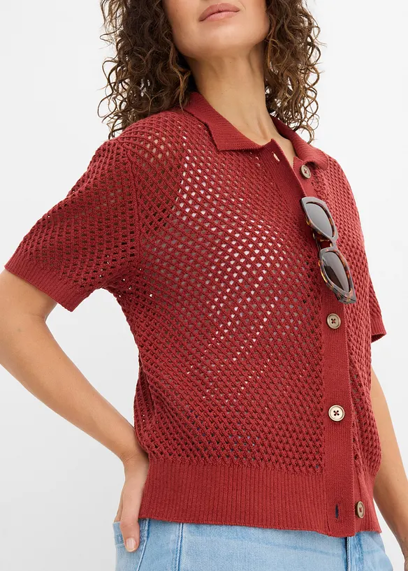 Cardigan traforato, bonprix