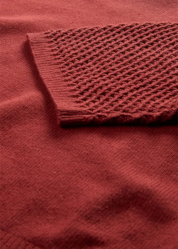 Maglione in misto cotone, bonprix