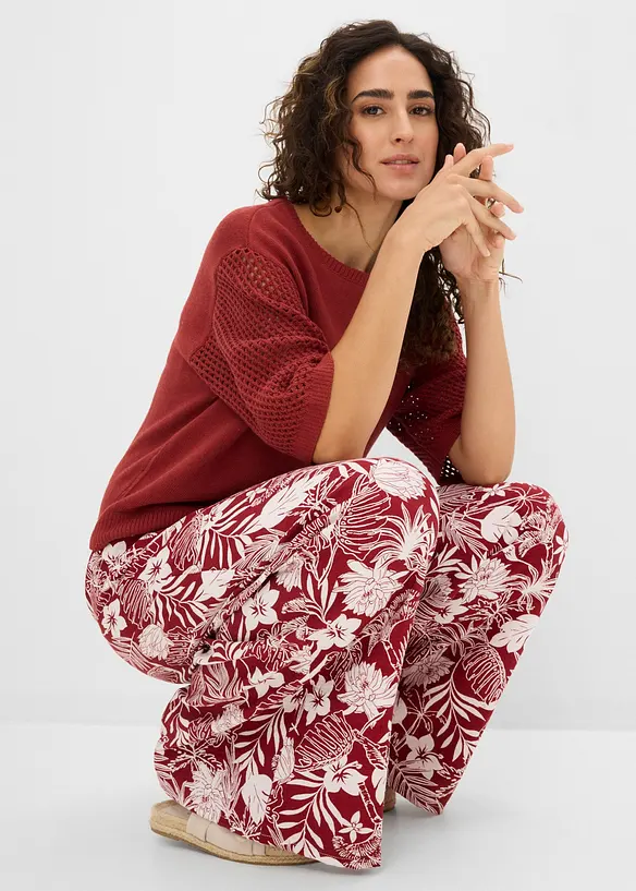 Maglione in misto cotone, bonprix