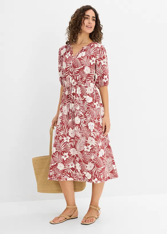 Abito in jersey di misto viscosa morbido, bonprix