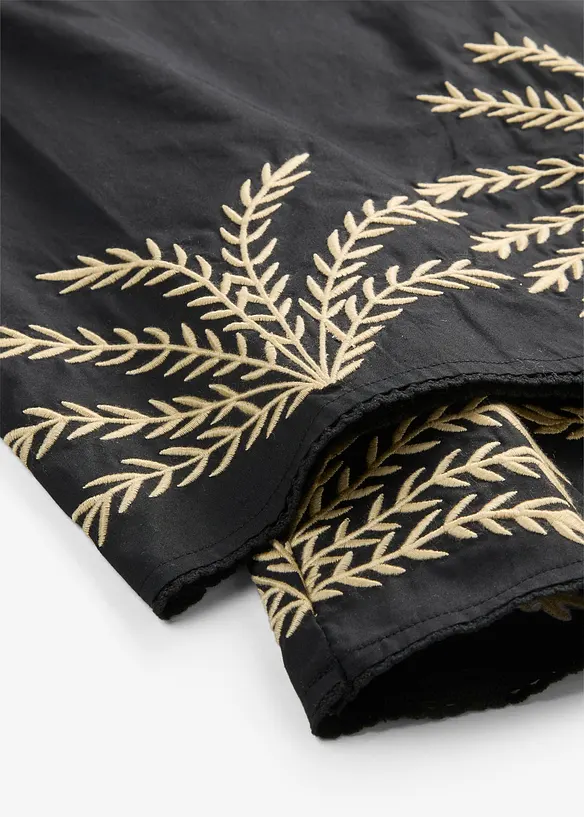 Pantaloni a palazzo con ricami, bonprix