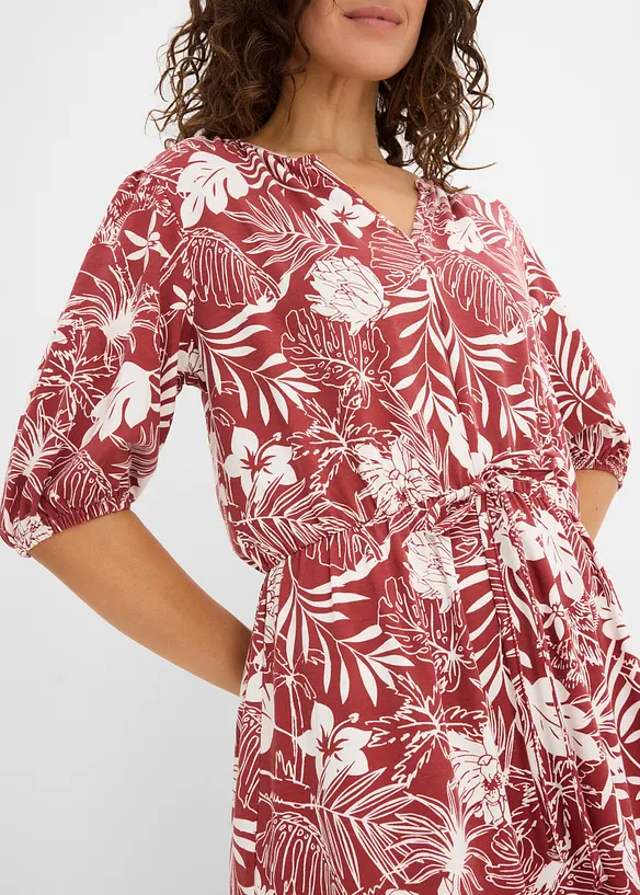 Abito in jersey di misto viscosa morbido, bonprix