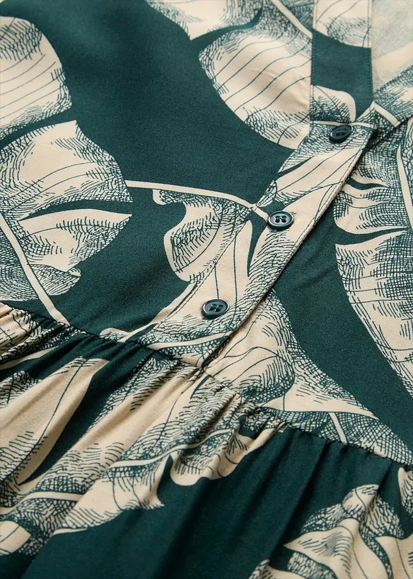 Caftano midi in viscosa fluente, bonprix