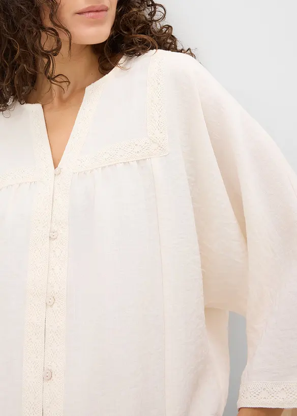 Camicetta in misto viscosa, bonprix